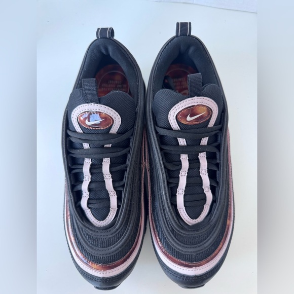 Nike Women’s Air Max 97 "Woodgrain" Black Barely Rose Shoes CU4751-001 Size 7.5 - Picture 3 of 10